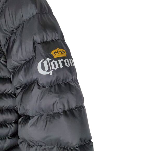 NEW Toray Gram Art Down Puffer Jacket NY Jets Corona Womens XL SLIM FIT M/L Blk - Picture 6 of 16